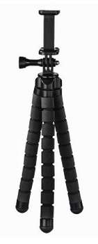 Штатив Hama Flex S универсальный черный алюминиевый сплав 00004613