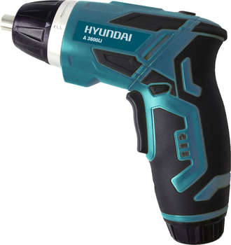 Шуруповерт HYUNDAI Отвертка электрическая A 3600Li аккум. патрон:держатель бит 1/4"