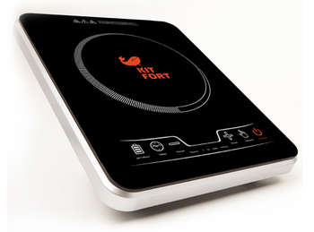 Настольная плита KITFORT КТ-102 белый/черный