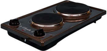 Настольная плита ЛЫСЬВА ЭПБ 22 коричневый/рябчик эмаль