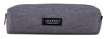 Пенал DELI 66683GREY 1 отделение ткань