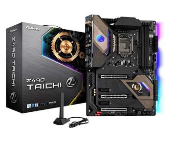 Материнская плата ASRock Z490 S1200 ATX Z490 TAICHI