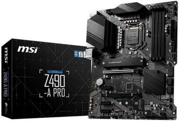 Материнская плата MSI Z490-A PRO
