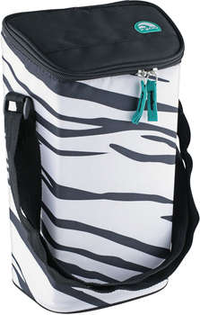 Сумка-термос IGLOO 2 Bottle Wine Tote 16 2л. зебра/белый