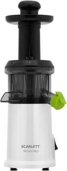 Соковыжималка SCARLETT шнековая SC-JE50S55 200Вт рез.сок.:350мл. белый/черный