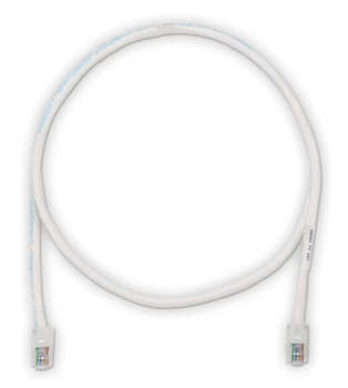 Патч-корд PANDUIT UTPCH1.5MY RJ-45 вил.-вилка RJ-45 кат.5E 1.5м белый ПВХ