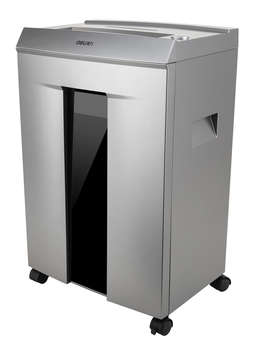 Шредер DELI 9959 серый с автоподачей  фрагменты 7лист. 30лтр. скрепки скобы