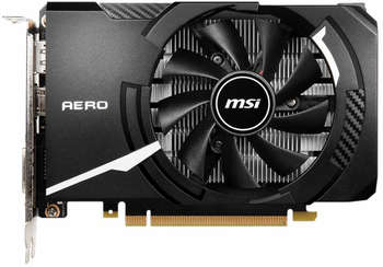 Видеокарта MSI PCI-E GTX 1650 D6 AERO ITX V1 NVIDIA GeForce GTX 1650 4096Mb 128 GDDR6 1485/12000 DVIx1/HDMIx1/DPx1/HDCP Ret