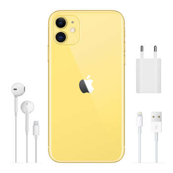 Смартфон Apple IPHONE 11 256GB YELLOW MWMA2RU