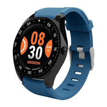 Умные часы, браслет Умные часы TITANIUM BLACK/BLUE G-SM10BLKB GEOZON