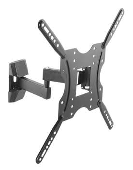 Кронштейн для ТВ Ultramounts Кронштейн для телевизора UM903 черный 32"-55" макс.20кг настенный поворотно-выдвижной и наклонный