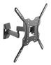 Кронштейн для ТВ Ultramounts Кронштейн для телевизора UM903 черный 32"-55" макс.20кг настенный поворотно-выдвижной и наклонный