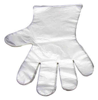 Перчатки NONAME п/э L  прозрачный