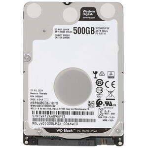 Жесткий диск HDD Black Performance Mobile Hard Drive WD5000LPSX