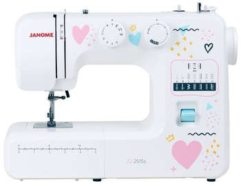 Швейная машина JANOME JQ 2515S белый