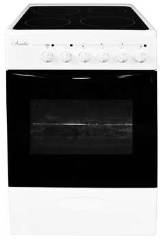 Электрическая плита ЛЫСЬВА EF4011MK00 белый стеклокерамика