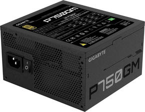 Блок питания Gigabyte ATX 750W GP-P750GM 80+ gold 24+2x pin APFC 120mm fan 8xSATA Cab Manag RTL