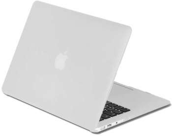 Сумка для ноутбука DF Накладка для ноутбука 15.4" MacCase-04 серебристый твердый пластик