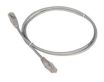 Патч-корд LANMASTER TWT-45-45-0.15-GY UTP RJ-45 вил.-вилка RJ-45 кат.5E 0.15м серый ПВХ