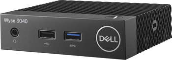 Тонкий клиент DELL WYSE Thin 3040 3Y PS Atom x5-Z8350 2Gb SSD16Gb HDG400 ThinOs GbitEth 24W мышь черный