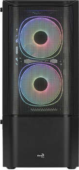 Корпус AeroCool Quantum Mesh-G-BK-v2 черный без БП ATX 3x120mm 2x140mm 1xUSB2.0 2xUSB3.0 audio bott PSU ACCM-PV31033.11