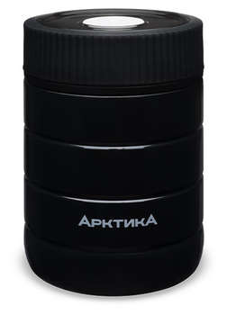 Термос АРКТИКА для еды 307-480 0.48л. черный картонная коробка