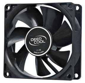 Кулер для корпуса DEEPCOOL XFAN 80 80x80x25mm 4-pin 20dB 82gr Ret