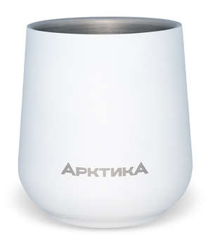 Термос АРКТИКА Термобокал для напитков 809-220 0.22л. белый картонная коробка