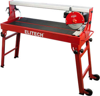 Плиткорез ELITECH электрический ПЭ 1000/92Р 1000Вт красный/черный