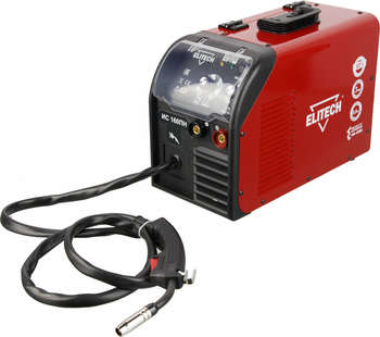 Сварочный аппарат ELITECH Сварочный полуавтомат ИС 160ПН  инвертор MIG-MAG/ММА DC 3.5кВт