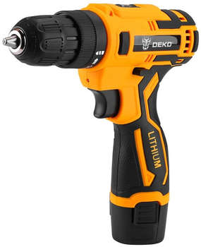 Шуруповерт DEKO Дрель-Banger 12V SET 1 аккум. патрон:быстрозажимной