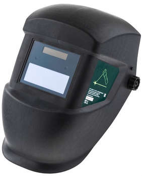 Принадлежность для сварки СИБРТЕХ Маска сварщика 89175 филь.:хамел. кл.:1/1/1/2 см.экр.90x35мм черный/зеленый