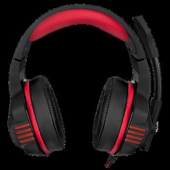 Игровая гарнитура Sven Наушники с микрофоном AP-G890MV черный/красный 2.2м накладные оголовье