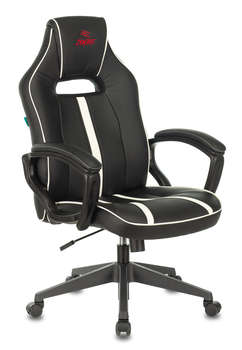 Игровое кресло VIKING ZOMBIE A3 WH черный/белый искусственная кожа