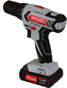 Шуруповерт РЕСАНТА Дрель-ДА-14-2Л аккум. патрон:быстрозажимной