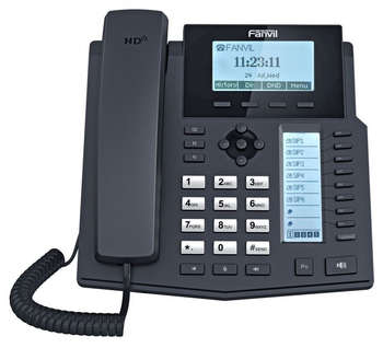 VoIP-оборудование FANVIL Телефон IP X5U черный