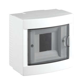 Шкаф электрический Panasonic Щит распределительный 90912104-RU навесной 140мм 150мм 97мм 380B 63A 4мод. пластик IP40 белый