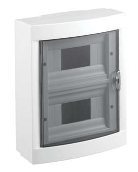 Шкаф электрический Panasonic Щит распределительный 90912116-RU навесной 234мм 291мм 104.5мм 380B 63A 16мод. пластик IP40 белый