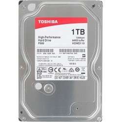 Жесткий диск HDD Toshiba 1TB  P300 {SATA 3, 7200 rpm, 64Mb buffer, 3.5"}