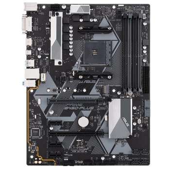 Материнская плата ASUS PRIME B450-PLUS RTL {Soc-AM4 AMD B450 4xDDR4 ATX AC`97 8ch GbLAN RAID+DVI+HDM}