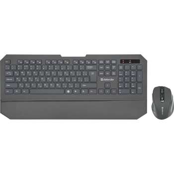 Клавиатура DEFENDER + мышь Berkeley C-925 Nano B Black USB [45925] {Кл:104+12 М:, 800/1200/1600}