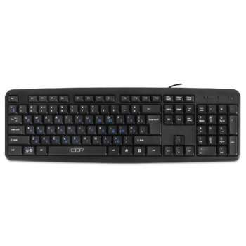 Клавиатура CBR KB 106 Black PS/2, 104 кл., офисн.