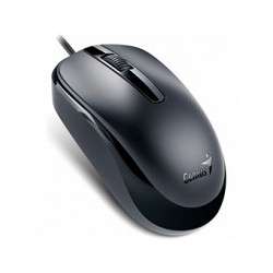 Мышь Genius DX-120 Black { оптическая, 1000 dpi, 3 кнопки+колесо прокрутки, провод 1,5 м, USB} [31010105100/31010010400]