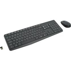 Клавиатура Logitech 920-007948 + мышь MK235 GREY USB оригинальная заводская гравировка RU/LAT