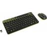 Клавиатура Logitech 920-008213 + мышь MK240 Nano Black-yellow оригинальная заводская гравировка RU/LAT