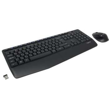 Клавиатура Logitech 920-008534 + мышь MK345 оригинальная заводская гравировка RU/LAT