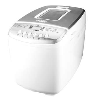 Хлебопечь HYUNDAI HYBM-M0815 850Вт белый/серебристый