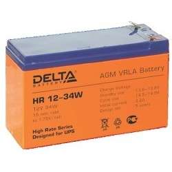 Аккумулятор для ИБП Delta HR 12-34 W  свинцово- кислотный  аккумулятор
