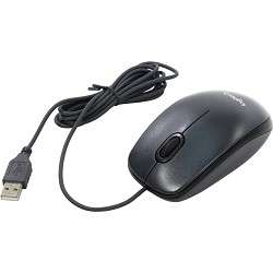 Мышь Logitech 910-006652/910-005006/910-005003 M100 Dark Ret {темно-серая/черная, оптическая, 1000dpi, USB, 1.8м}