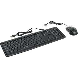 Клавиатура Oklick + мышь 600M black USB [337142]